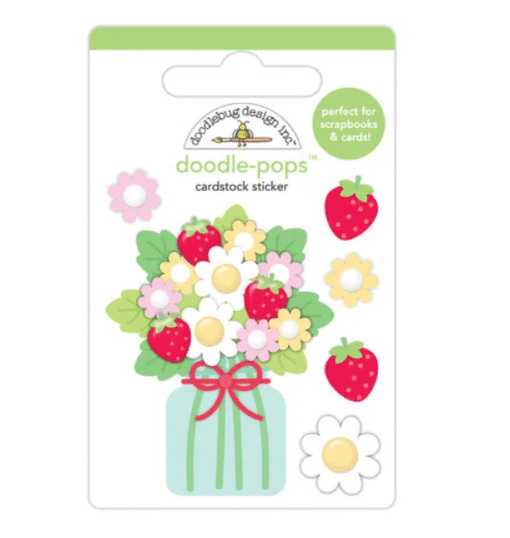 Sticker - Doodle Pop - Berry Bouquet - Berry Sweet